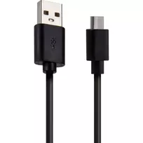 Setty uSB cable - microUSB data transfer and charging cable | USB-A to Micro USB | 10W | 1m | black