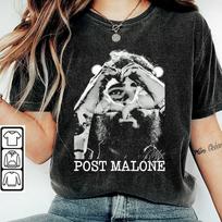 Vintažiniai Post Malone marškinėliai, F1 Trillion Tour marškinėliai, Vakarų stiliaus marškinėliai, Kaubojiški marškinėliai Unisex T-shirt S