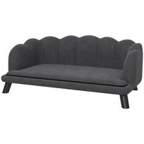 Šunų sofa tamsiai pilka