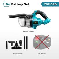 1000 W belaidis rankinis elektrinis dulkių siurblys Galingas įkraunamas buitinis patalpų valymo įrankis, skirtas Makita 18V baterijai NO Battery