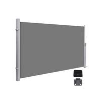 Ištraukiama šoninė markizė 2 x 3,5 m, pilkos spalvos