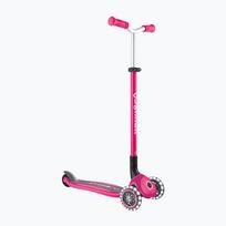 Vaikiškas triratis paspirtukas Globber Master Lights fuchsia