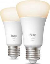 Hue LED Bulbs E27 9.5W A60 1100 lm White 2pcs. 929003856102 | 8720169365797