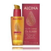 Alcina Nutri Shine Oil Elixir maitinantis ir spindesio suteikiantis aliejinis eliksyras plaukams - 50 ml.