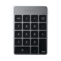 Satechi Aluminum Slim Bluetooth Keypad, pilka - Belaidė skaičių klaviatūra