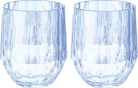 Koziol Puodeliai Club No. 23 200 ml, skaidrūs mėlyni, 2 vnt.