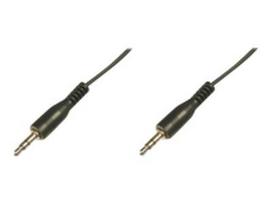 ASSMANN Audio connection cable stereo 3.5mm 2.50m CCS 2x0.10/10 M/M black