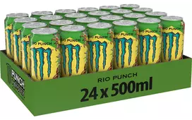 Monster Energy Juiced Rio Punch energy drink, 500 ml, 24-pack