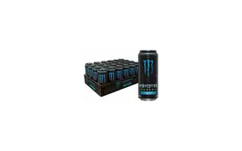 Monster Electric Blue energy drink, 473 ml, 24-pack