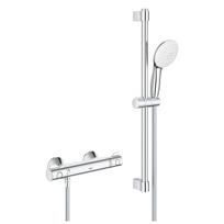 Grohe Grohtherm 800 termostratinis dušo maišytuvo komplektas su Grohe dušo stovu