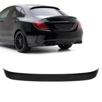 Spoileris ant Galinio Stiklo skirtas Mercedes-Benz W205 (14-21) sedan, juodas blizgus