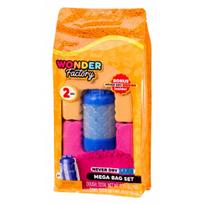 WONDER FACTORY NEVER DRY Kinetinio smėlio ir modelino rinkinys „Mega Bag“