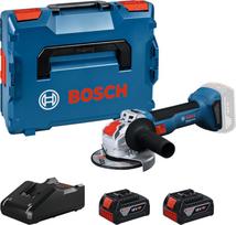 Kampinis šlifuoklis Bosch GWX 18V-8; 125 mm; 2x4,0 Ah