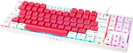 GAMIAC TKL90G Gaming Keyboard, Kailh Red - white/red | GATA-2434 | 4251442509880