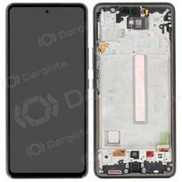Samsung Galaxy A53 ekranas (juodas) (su rėmeliu) (refurbished)