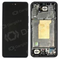 Samsung Galaxy A35 5G ekranas (juodas) (su rėmeliu) (refurbished)