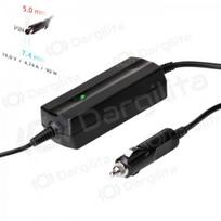 Automobilinis nešiojamojo kompiuterio pakrovėjas Akyga AK-ND-32 (19V / 4.74A 90W 7.4 x 5.0mm + pin) HP 1.2m