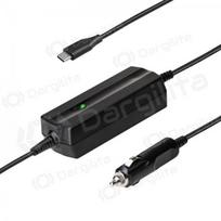 Automobilinis nešiojamojo kompiuterio pakrovėjas Akyga AK-ND-83 (5-20V / 3-3.25A 65W) USB Type C 1.8m Power Delivery