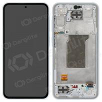 Samsung Galaxy A35 ekranas (Awesome Iceblue) (su rėmeliu) (refurbished)