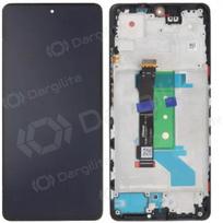 Xiaomi Redmi Note 12 Pro+ ekranas (juodas) (su rėmeliu) (OLED)