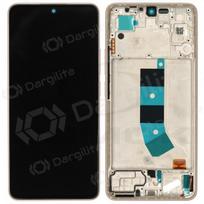 Xiaomi Redmi Note 13 4G ekranas (auksinis) (su rėmeliu) (originalus)