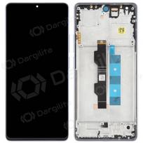 Xiaomi Redmi Note 13 Pro 4G, Poco M6 Pro 4G ekranas (violetinis) (su rėmeliu) (originalus)