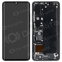 Xiaomi Mi Note 10, Mi Note 10 Pro, Mi Note 10 Lite ekranas (juodas) (su rėmeliu) (originalus)
