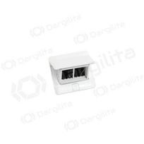 Įleidžiama modulinė dėžutė 4 mod. Legrand 654001 (metalinė, balta)