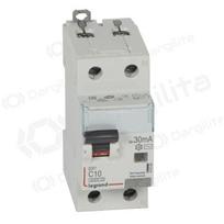 Automatinis jungiklis su srovės nuotekio rėle Legrand 411000 (10A, 1P+NR, 230V, 30mA, RCBO)