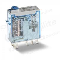 Relė 1 grupė 46 serijos Finder 466182300054 (230V AC, 16A/250VAC, TEST mygtukas, LED indikacija)