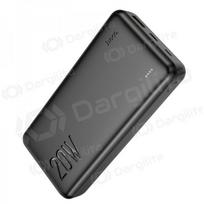 Išorinė baterija (Power Bank) Hoco J87A 20000 mAh Type-C PD 20 W + QC 3.0, juoda