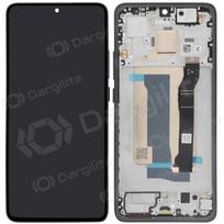 Xiaomi Poco X7 Pro ekranas (juodas) (su rėmeliu) (originalus)