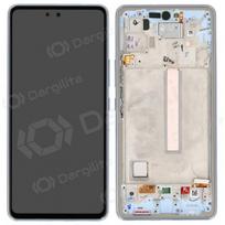 Samsung Galaxy A53 ekranas (juodas) (su rėmeliu) (originalus)