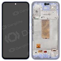 Samsung Galaxy A54 ekranas (violetinis) (su rėmeliu) (refurbished)