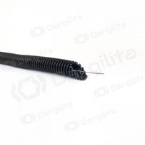 Gofruotas vamzdis su viela 20mm (behologenų, juodas, 100m, 750 N/5 cm, D20) GLOB-EL GL200WUV