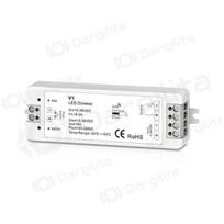 1 kanalo LED juostų valdiklis LUXSONN 8A push-dim (5-36V, 192W)
