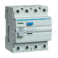 Srovės nuotekio relė Hager ECF441J (40A, 4P, 300mA)