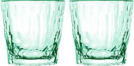 Koziol Stiklinės Club No. 22 250 ml, žalios, 2 vnt.