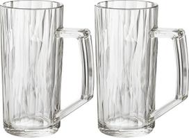 Koziol Alaus bokalai Club No. 25 300 ml, skaidrūs, 2 vnt.