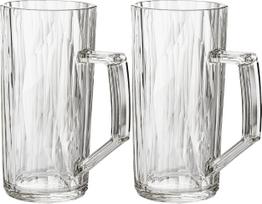 Koziol Alaus bokalai Club No. 26 500 ml, skaidrūs, 2 vnt.