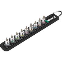 Wera Belt A3 Sechsrund HF Zyklop komplektas šešiakampių antgalių, 9 dalių (black/silver, 1/4" pavara) | 05003882001 | 4013288190772