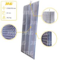 JAG05-0052 Viršutinis cinkuotas žaliuzinis sietas, lamelė 22 mm JAG PREMIUM