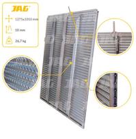 JAG05-0043 Cinkuotas apatinis žaliuzinis sietas, lamelė 10 mm JAG PREMIUM