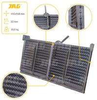 JAG25-0013 Žaliuzinis cinkuotas galinis sietas, lamelė 22 mm JAG PREMIUM