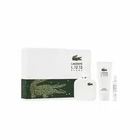 „Lacoste L.12.12“ balti vyriški tualetiniai kvepalai purškiklis, 100 ml, 3 dalių rinkinys