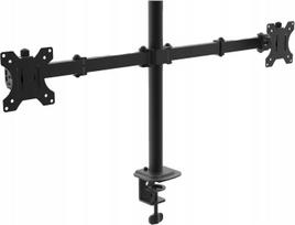 Akyga Uchwyt biurkowy na dwa monitory AK-MB-02 ramiona 2x10kg VESA 75x75mm / 100x100mm 15-32" | AK-MB-02 | 5901720139733