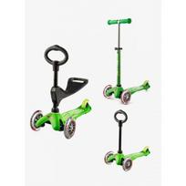 Paspirtukas Mini Micro Deluxe žalias 3in1
