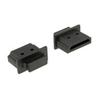 DeLOCK HDMI A female - Dust cover with grip - Schwarz (Packung mit 10)