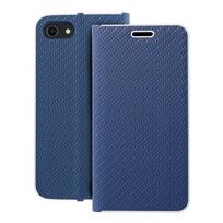 LUNA Book Carbon Case for IPHONE 7 / 8 / SE 2020 / SE 2022, blue