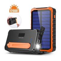 4smarts 456633 power bank, Lithium Polymer (LiPo), 12000 mAh, Black, Orange